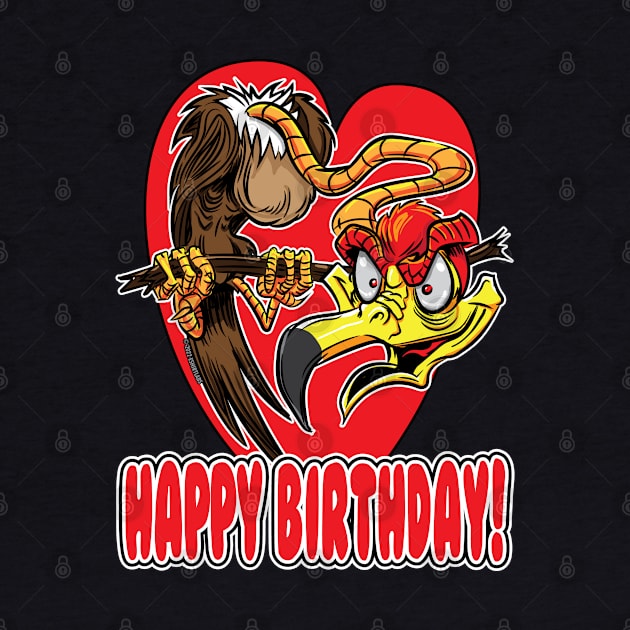 Happy Birthday Buzzard by eShirtLabs